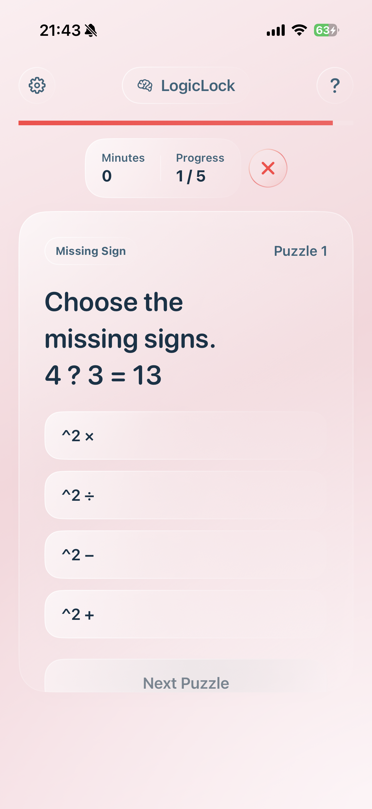 Solve a puzzle