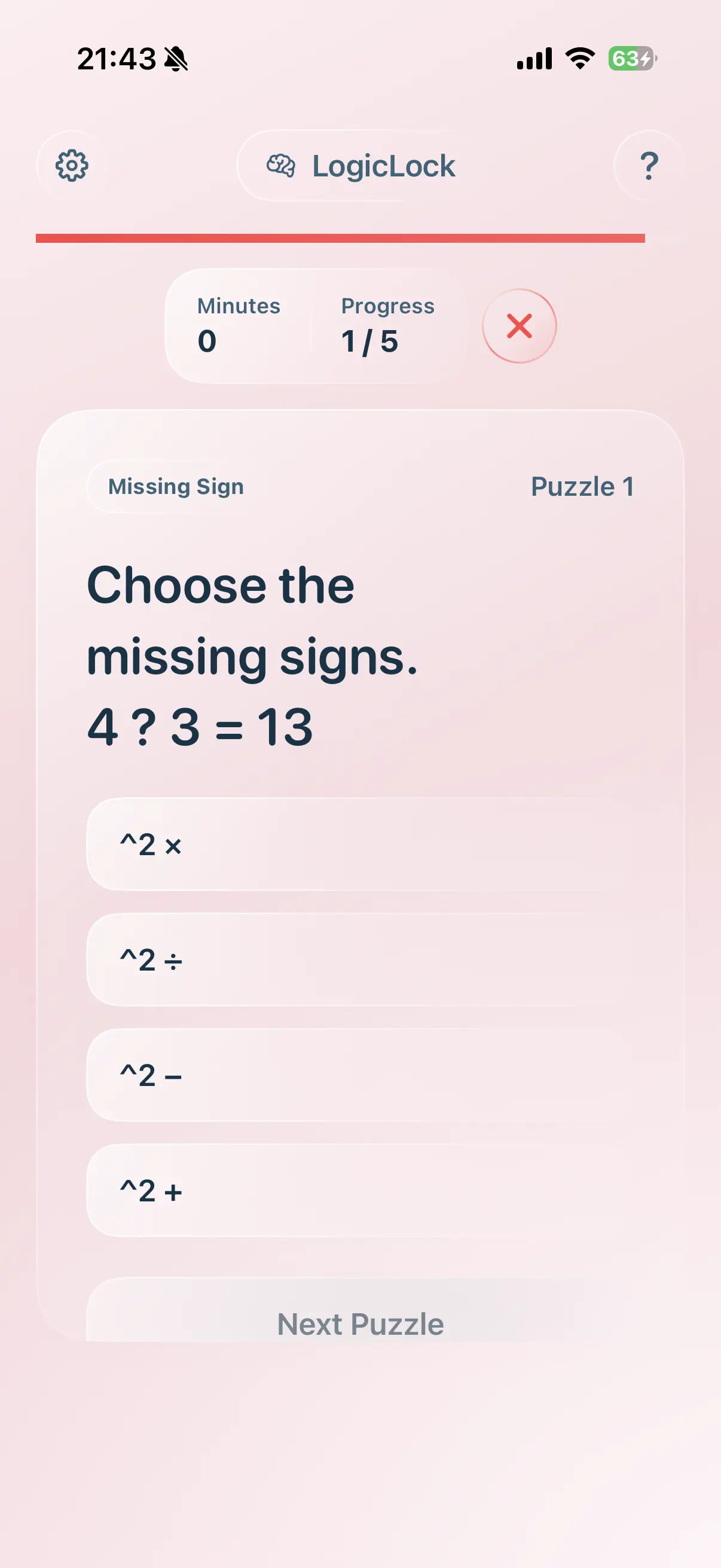 Solve a puzzle